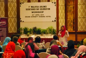 Read more about the article Bengkel Secretaries’ Day Celebration Di Malaysia Airlines System, Grand Dorsett Subang