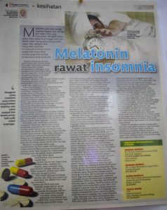 Read more about the article Melatonin Rawat Insomnia